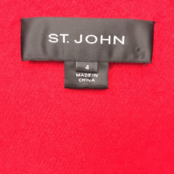 ST. JOHN Red Jacket - Picture 13 of 14